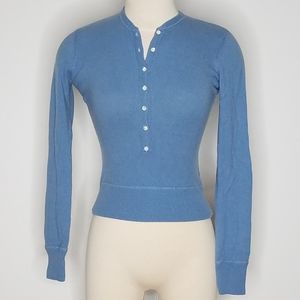 Vince Cashmere Henley Sweater